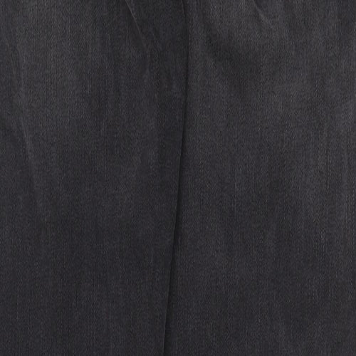 Wrangler Mens Black Cotton Straight Jeans Size 34 in Regular Zip