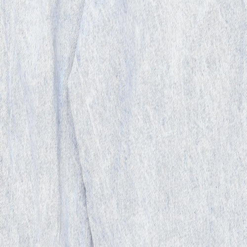 Denim & Co. Womens Blue Cotton Straight Jeans Size 10 Regular Zip