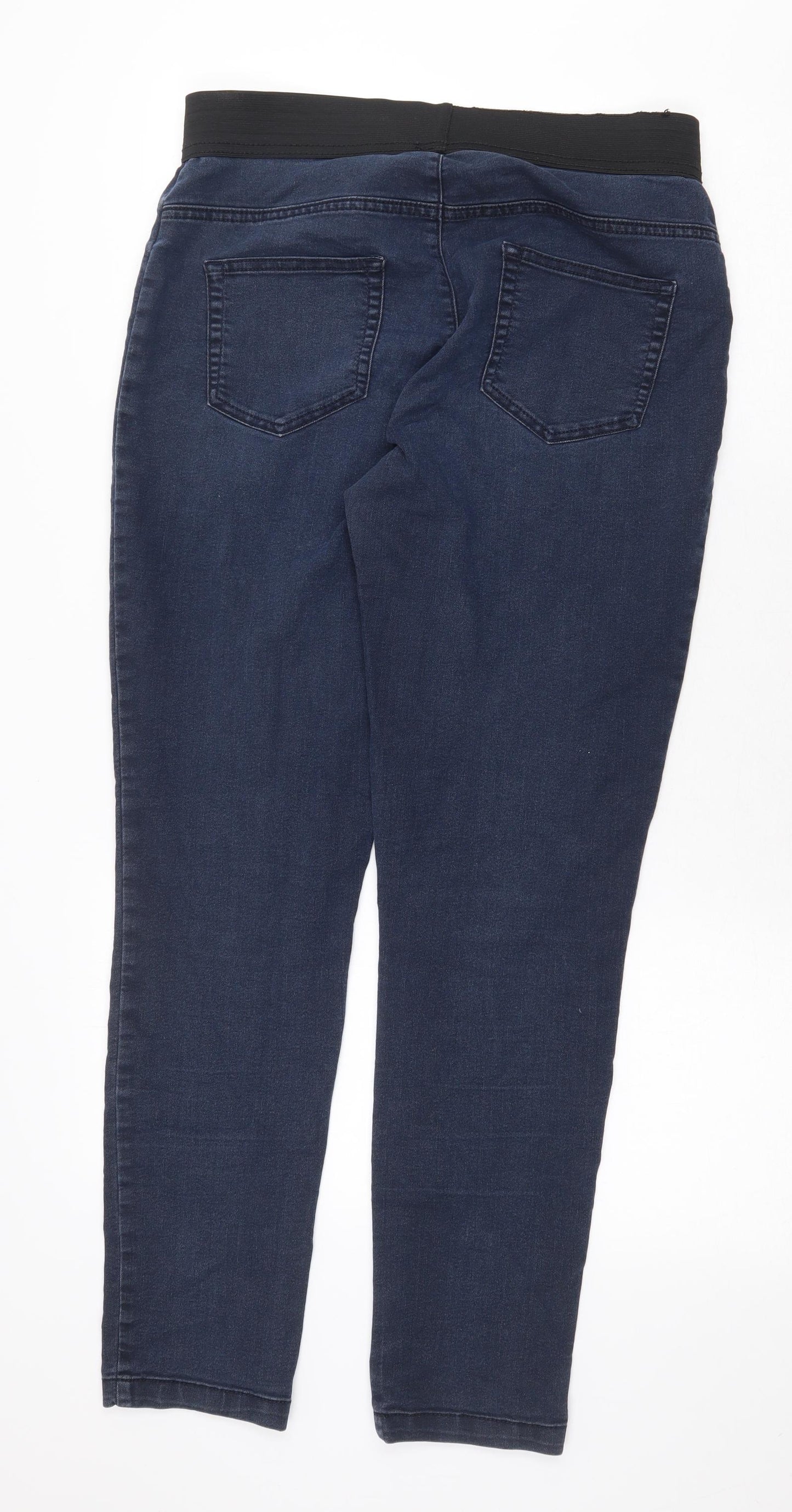 Marks and Spencer Womens Blue Cotton Jegging Jeans Size 12 Regular