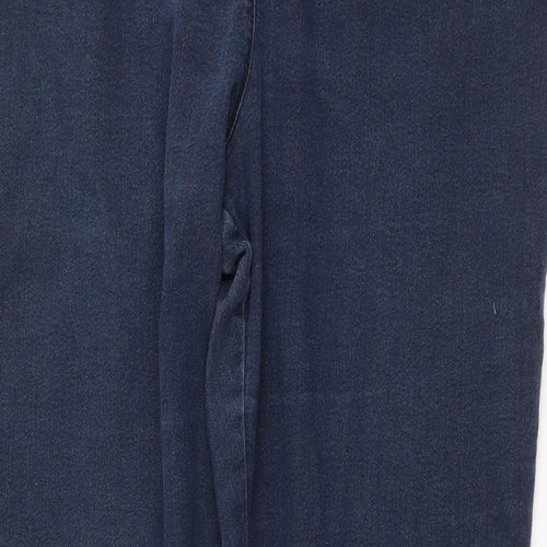 Marks and Spencer Womens Blue Cotton Jegging Jeans Size 12 Regular