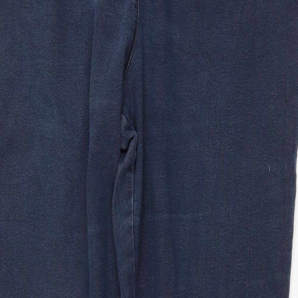 Marks and Spencer Womens Blue Cotton Jegging Jeans Size 12 Regular
