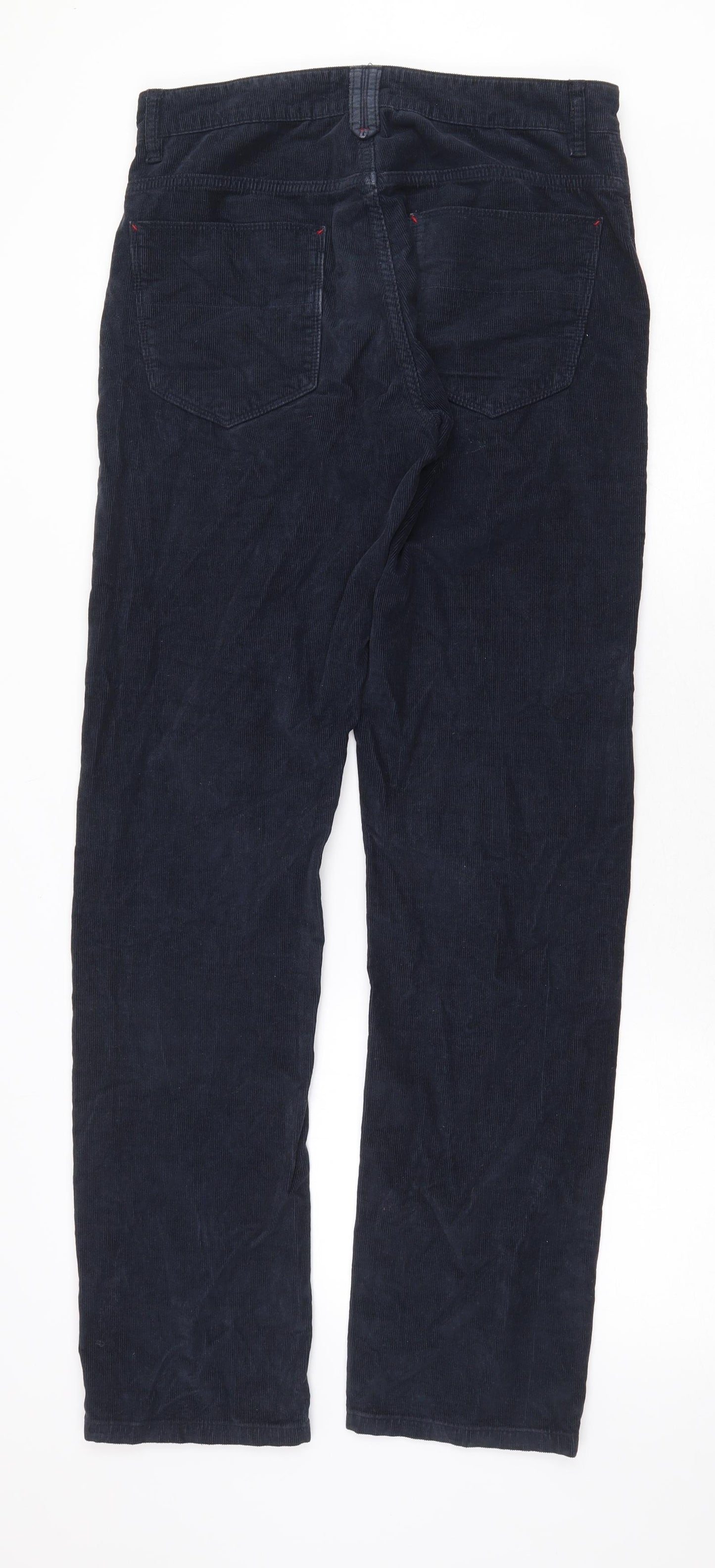 White Stuff Mens Blue Cotton Straight Jeans Size 30 in Regular Zip