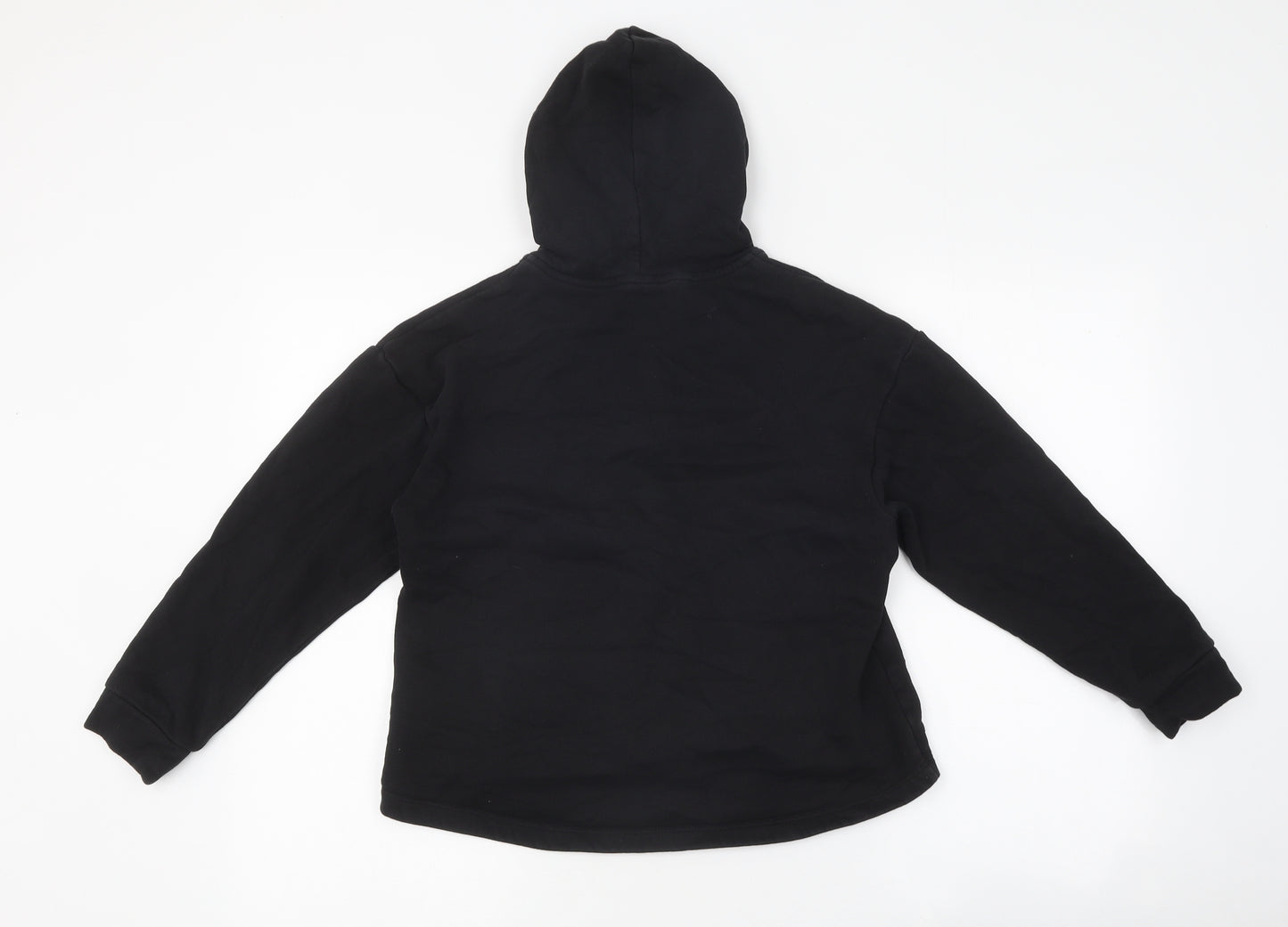 PUMA Boys Black 100% Cotton Full Zip Hoodie Size 11-12 Years Zip