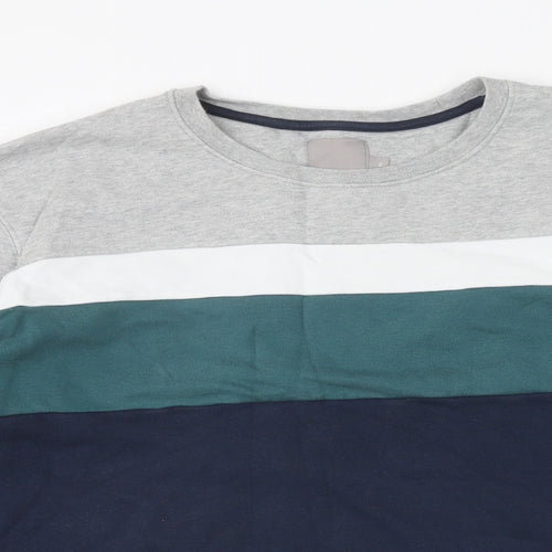 A-Frame Mens Grey Cotton Pullover Sweatshirt Size XL