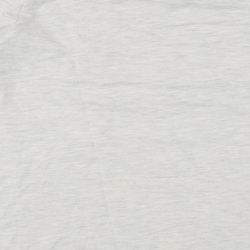 Nutmeg Womens Grey Cotton Basic T-Shirt Size 12 Round Neck - Mama Hugs