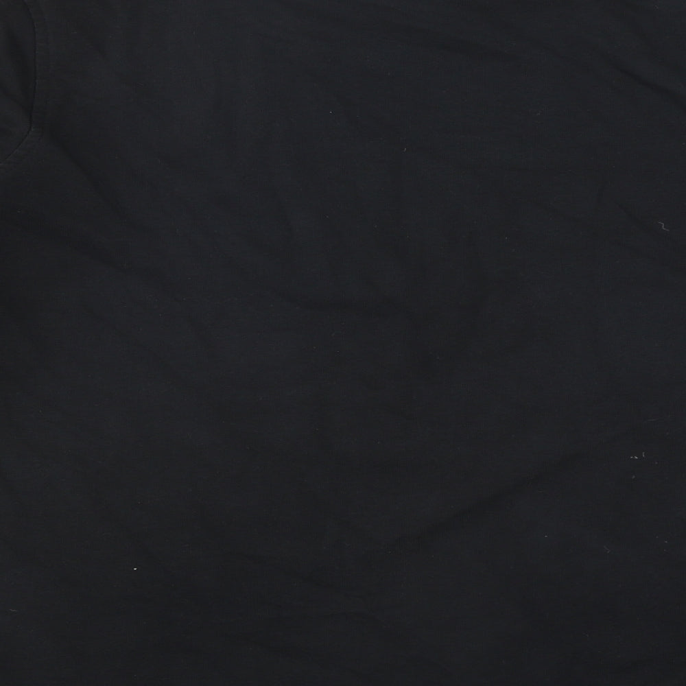 JACK AND JONES Mens Black Cotton Pullover Sweatshirt Size L
