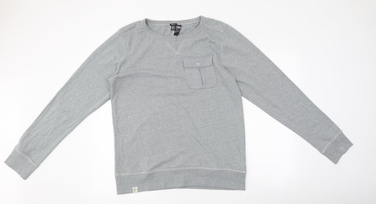 O'Neal Womens Grey Cotton Pullover Sweatshirt Size M Pullover