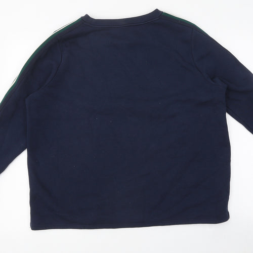 Marks and Spencer Womens Blue Polyester Pullover Sweatshirt Size 14 Pullover