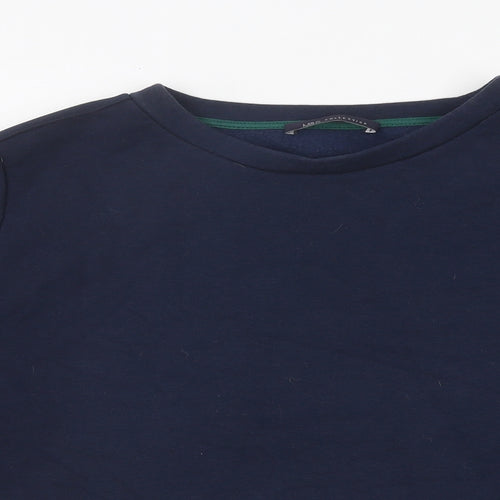 Marks and Spencer Womens Blue Polyester Pullover Sweatshirt Size 14 Pullover