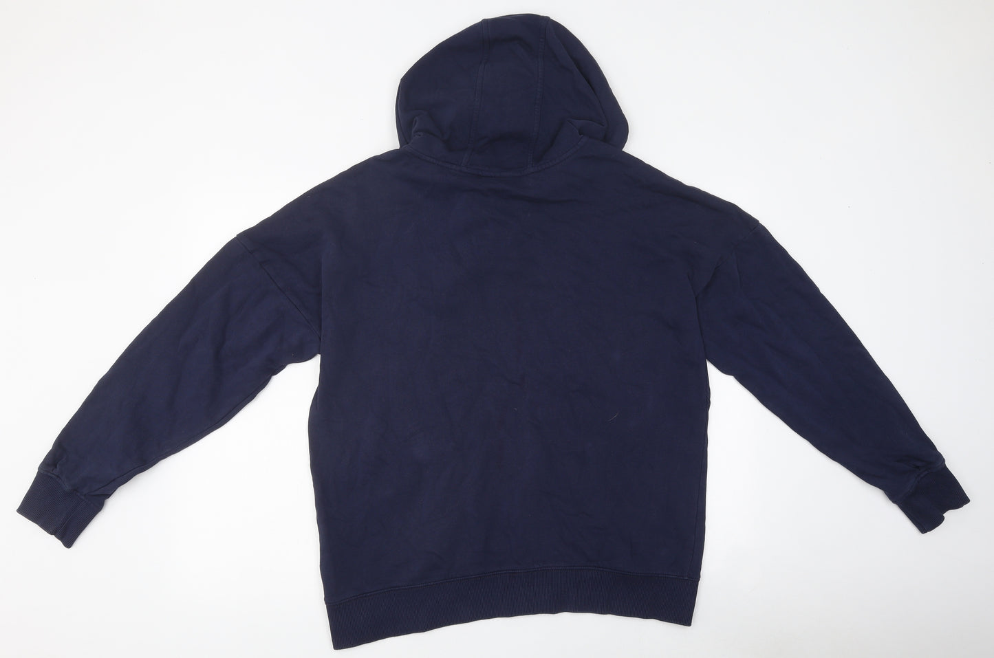 NEXT Womens Blue 100% Cotton Full Zip Hoodie Size 14 Zip