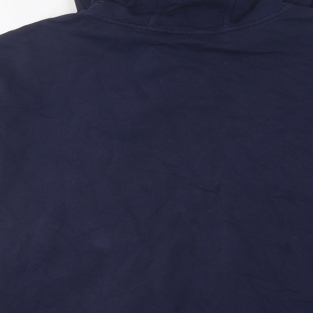 NEXT Womens Blue 100% Cotton Full Zip Hoodie Size 14 Zip
