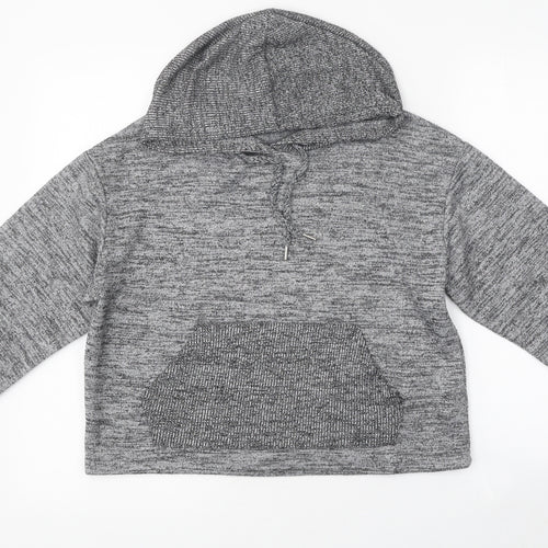 Primark Womens Grey Polyester Pullover Hoodie Size S Pullover