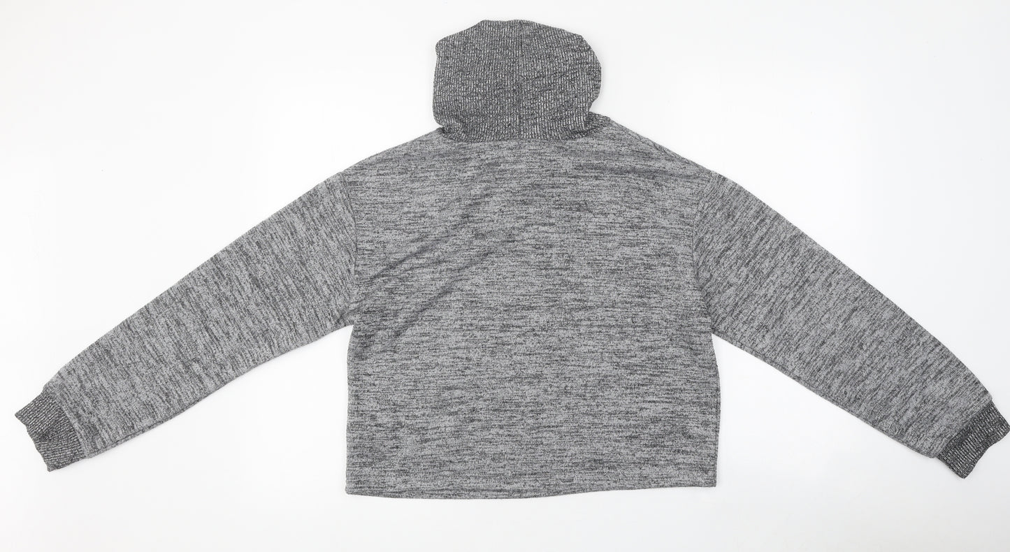 Primark Womens Grey Polyester Pullover Hoodie Size S Pullover