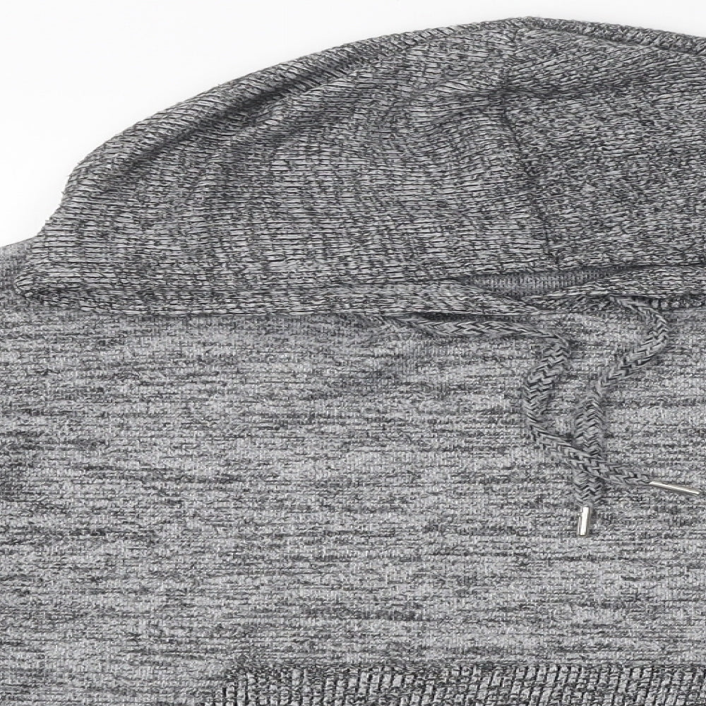 Primark Womens Grey Polyester Pullover Hoodie Size S Pullover