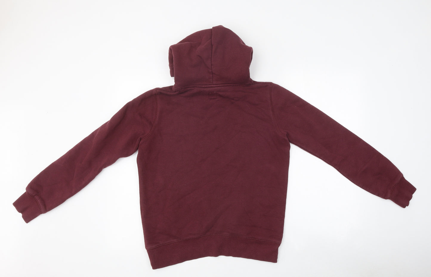 Jack Wills Womens Brown Cotton Pullover Hoodie Size 8 Pullover