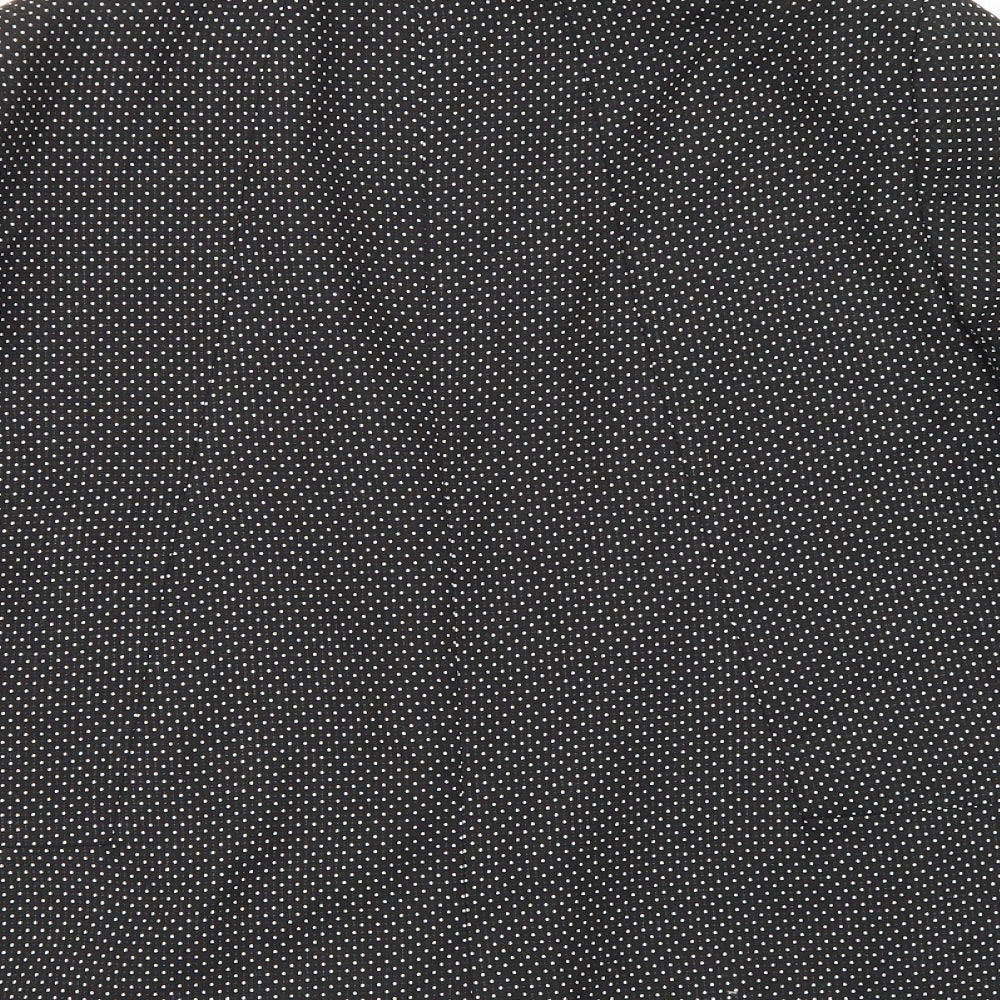 Wallis Womens Black Geometric Jacket Blazer Size 16