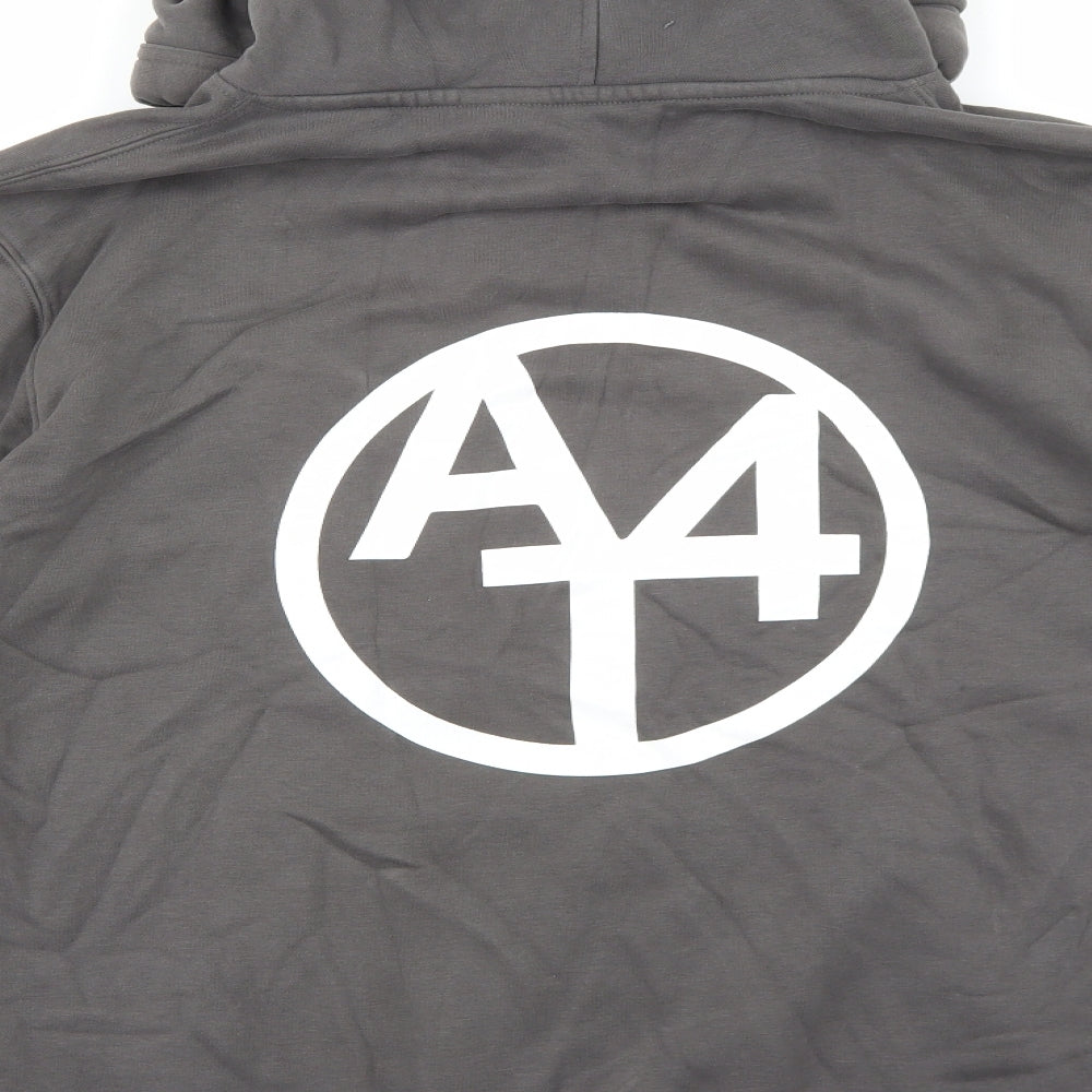 ANTHEM Mens Grey Cotton Pullover Hoodie Size M