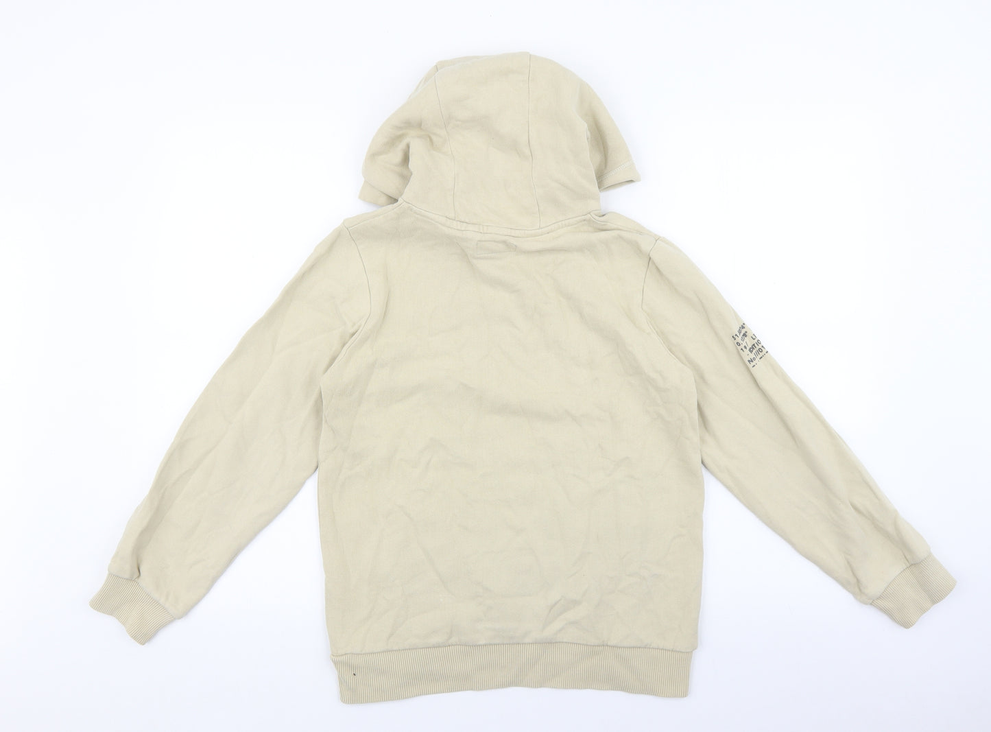 NEXT Boys Beige Camouflage 100% Cotton Pullover Hoodie Size 11 Years Pullover
