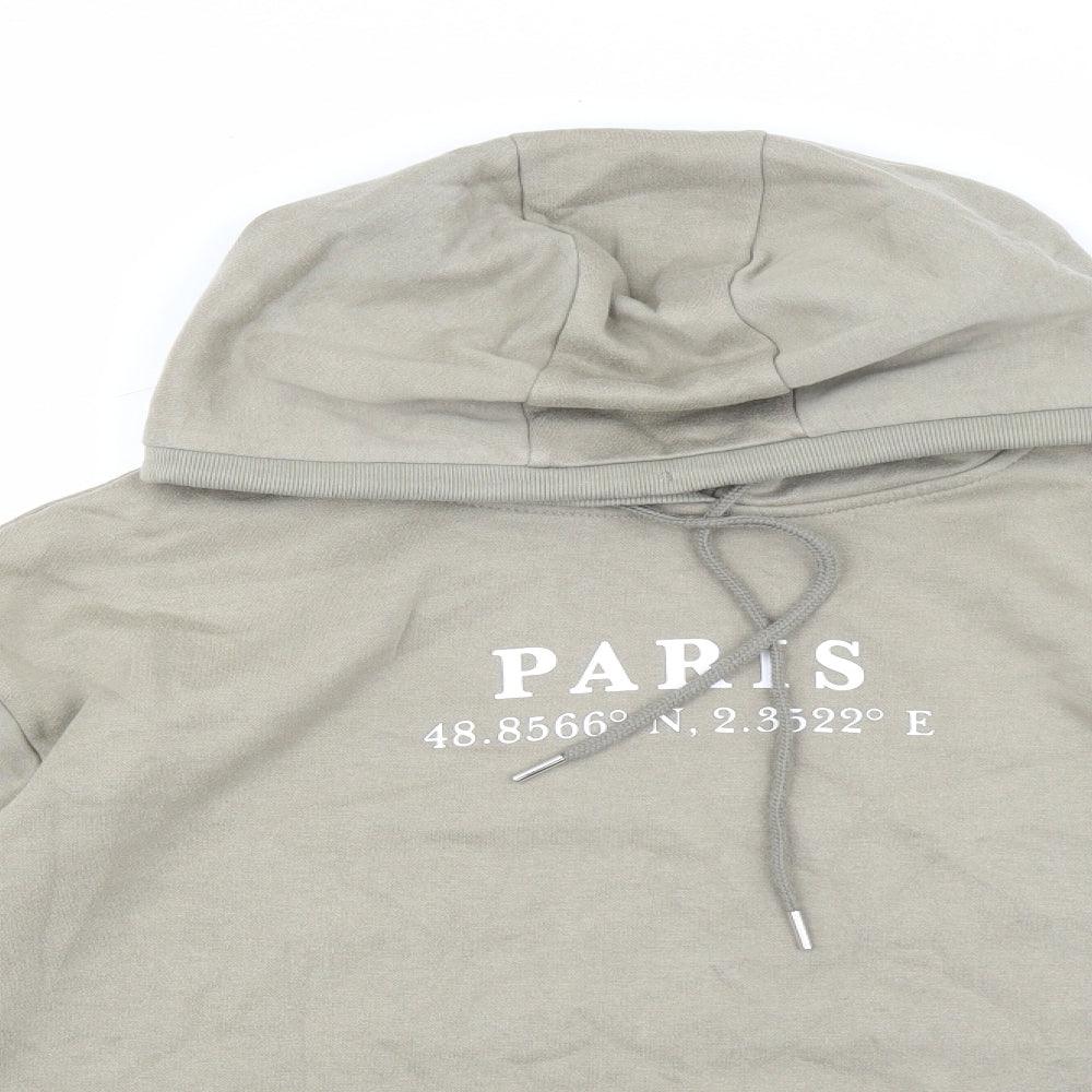 Primark Womens Green Cotton Pullover Hoodie Size L Pullover - Paris