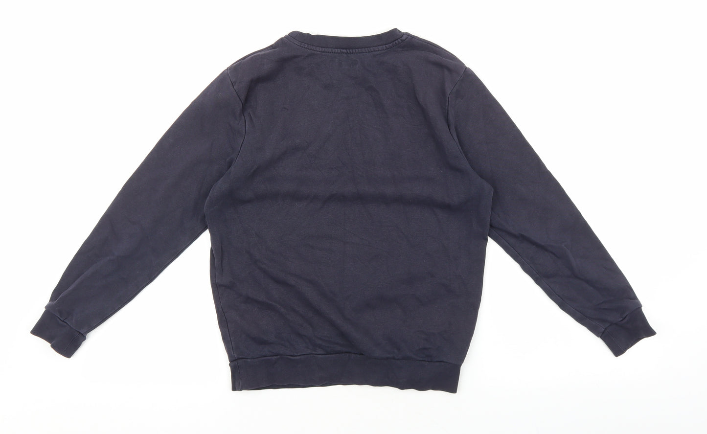 George Boys Blue Cotton Pullover Sweatshirt Size 9-10 Years Pullover