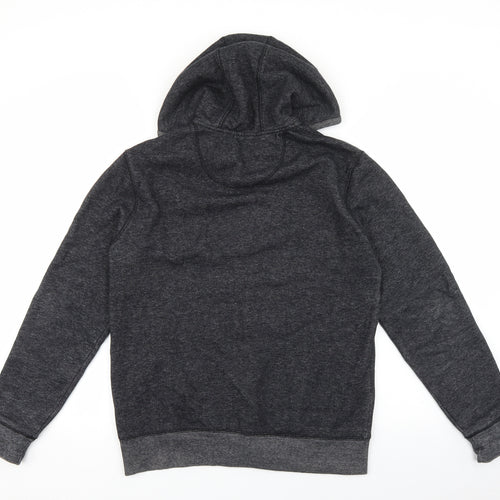 Burton Mens Grey Cotton Full Zip Hoodie Size M