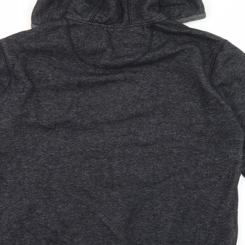 Burton Mens Grey Cotton Full Zip Hoodie Size M