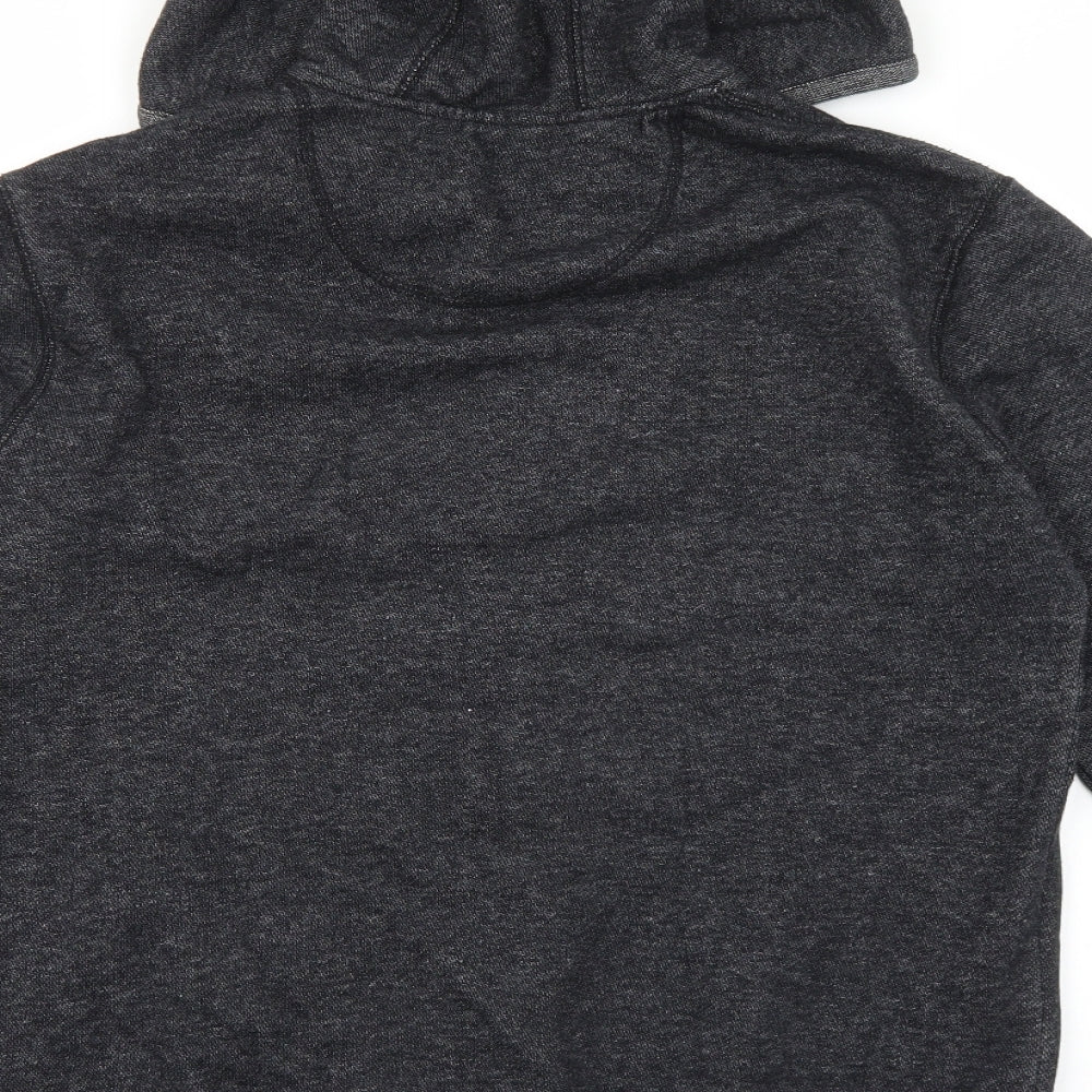 Burton Mens Grey Cotton Full Zip Hoodie Size M