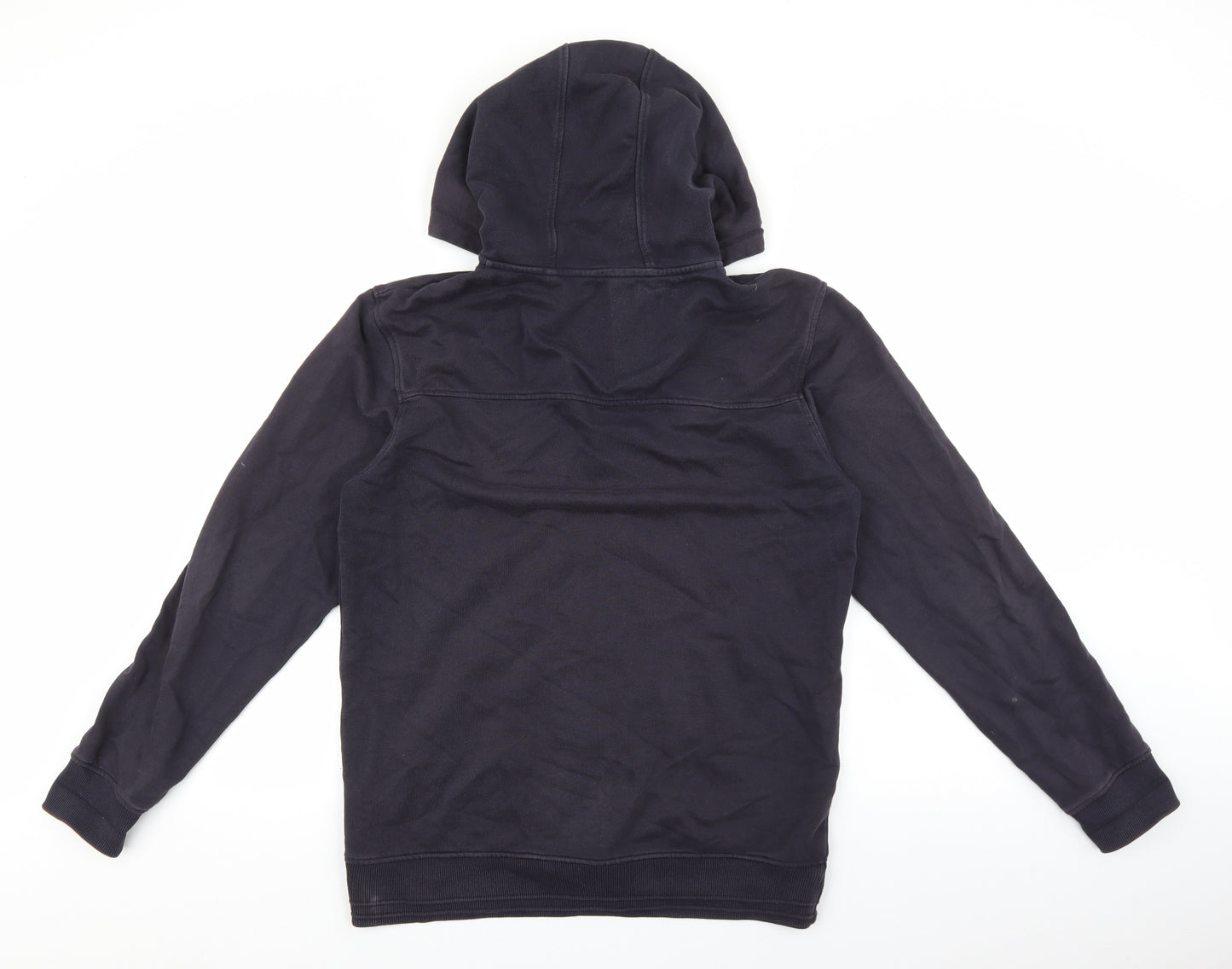 NEXT Mens Blue Cotton Full Zip Hoodie Size M