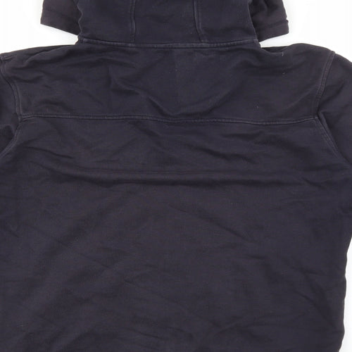 NEXT Mens Blue Cotton Full Zip Hoodie Size M