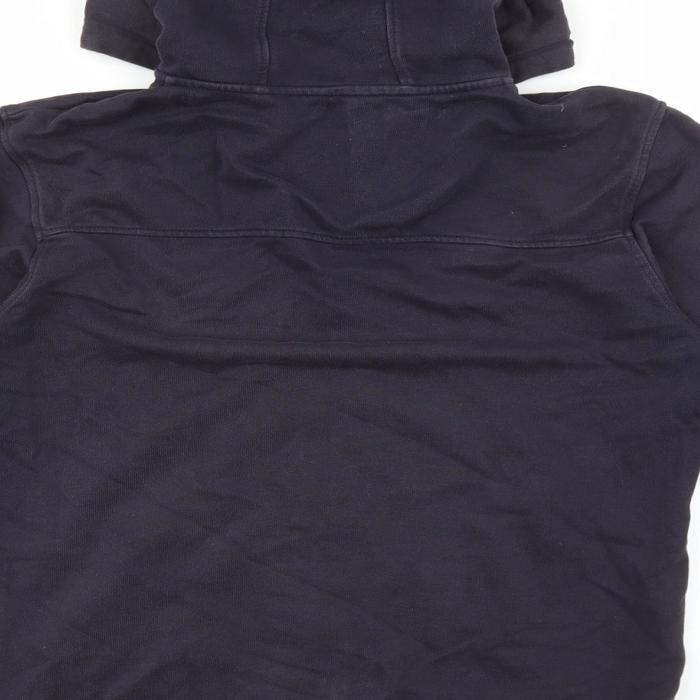 NEXT Mens Blue Cotton Full Zip Hoodie Size M