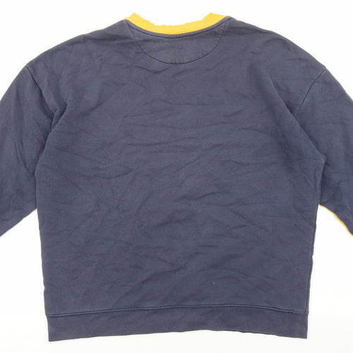 Iets Fans Mens Multicoloured Cotton Pullover Sweatshirt Size S