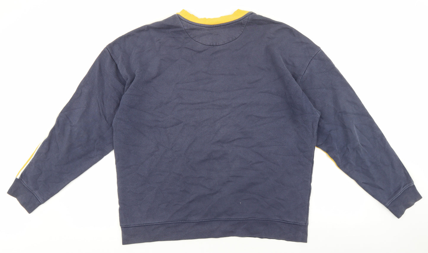 Iets Fans Mens Multicoloured Cotton Pullover Sweatshirt Size S