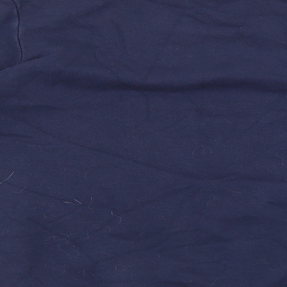 George Boys Blue 100% Merino Wool Pullover Sweatshirt Size 12-13 Years Pullover - Dinosaur Print