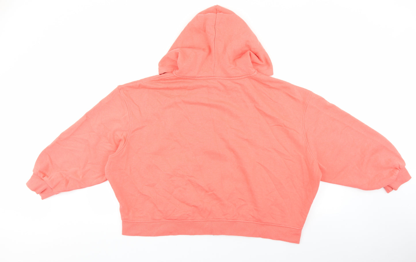 TU Womens Pink Cotton Full Zip Hoodie Size L Zip
