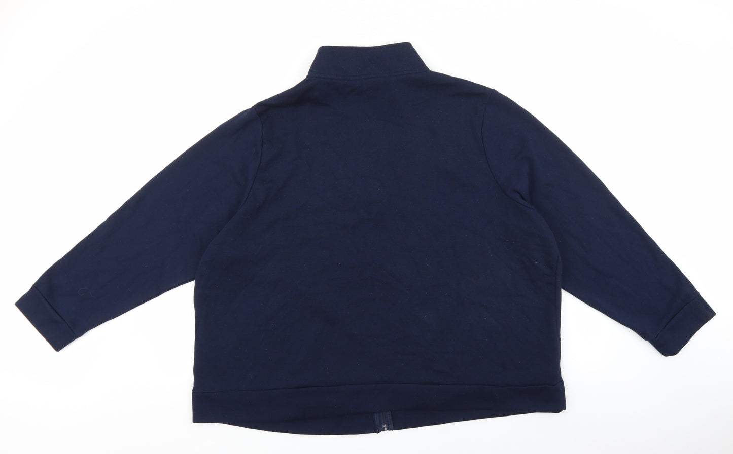 Bonmarche Womens Blue Chlorofibre Full Zip Sweatshirt Size XL Zip