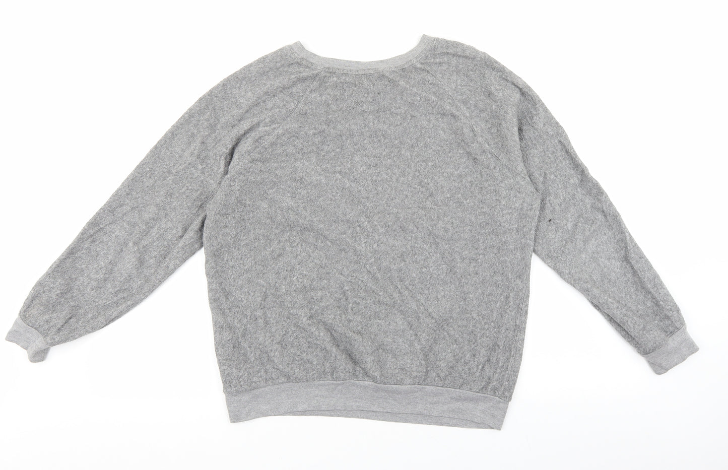 Dorothy Perkins Womens Grey Cotton Pullover Sweatshirt Size 10 Pullover - Soho New Yrok