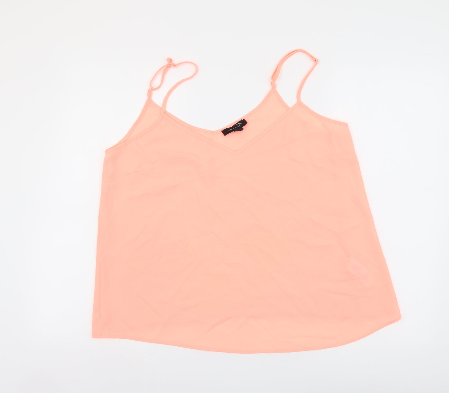 Atmosphere Womens Pink Polyester Camisole Tank Size 16 V-Neck