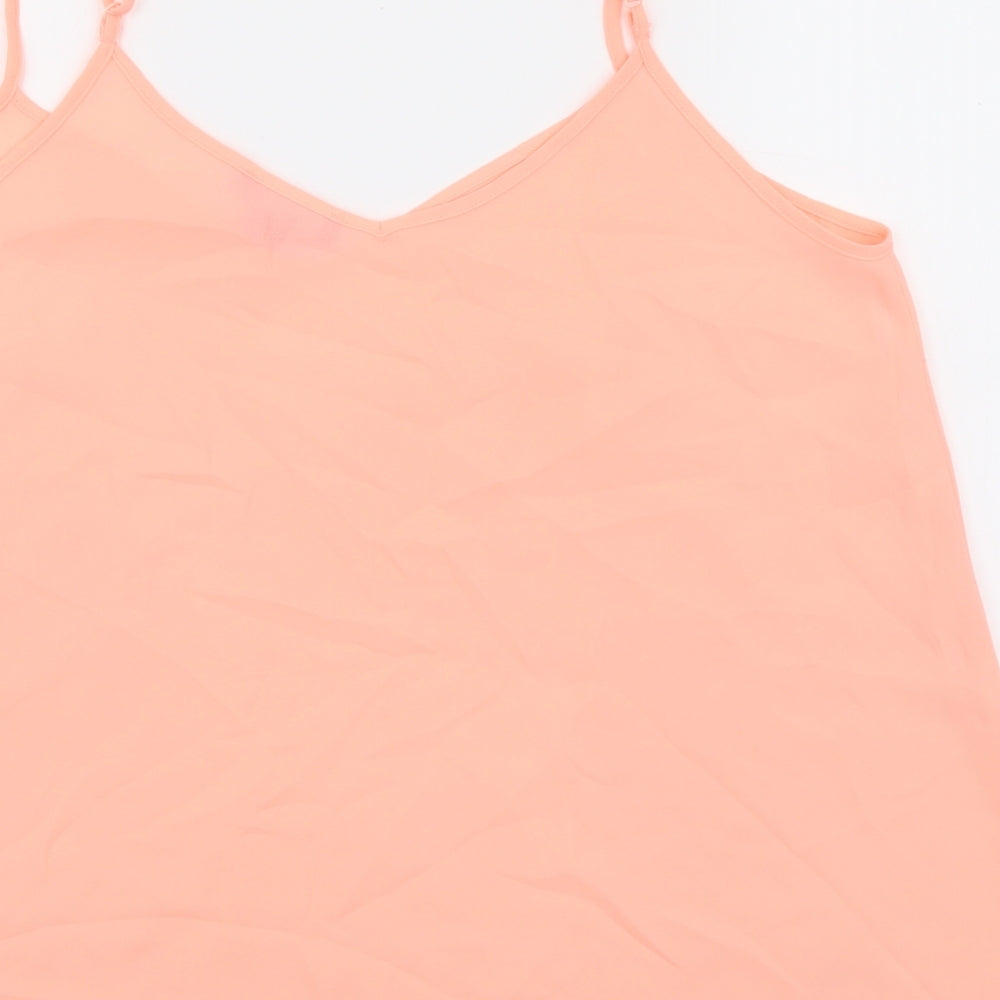 Atmosphere Womens Pink Polyester Camisole Tank Size 16 V-Neck