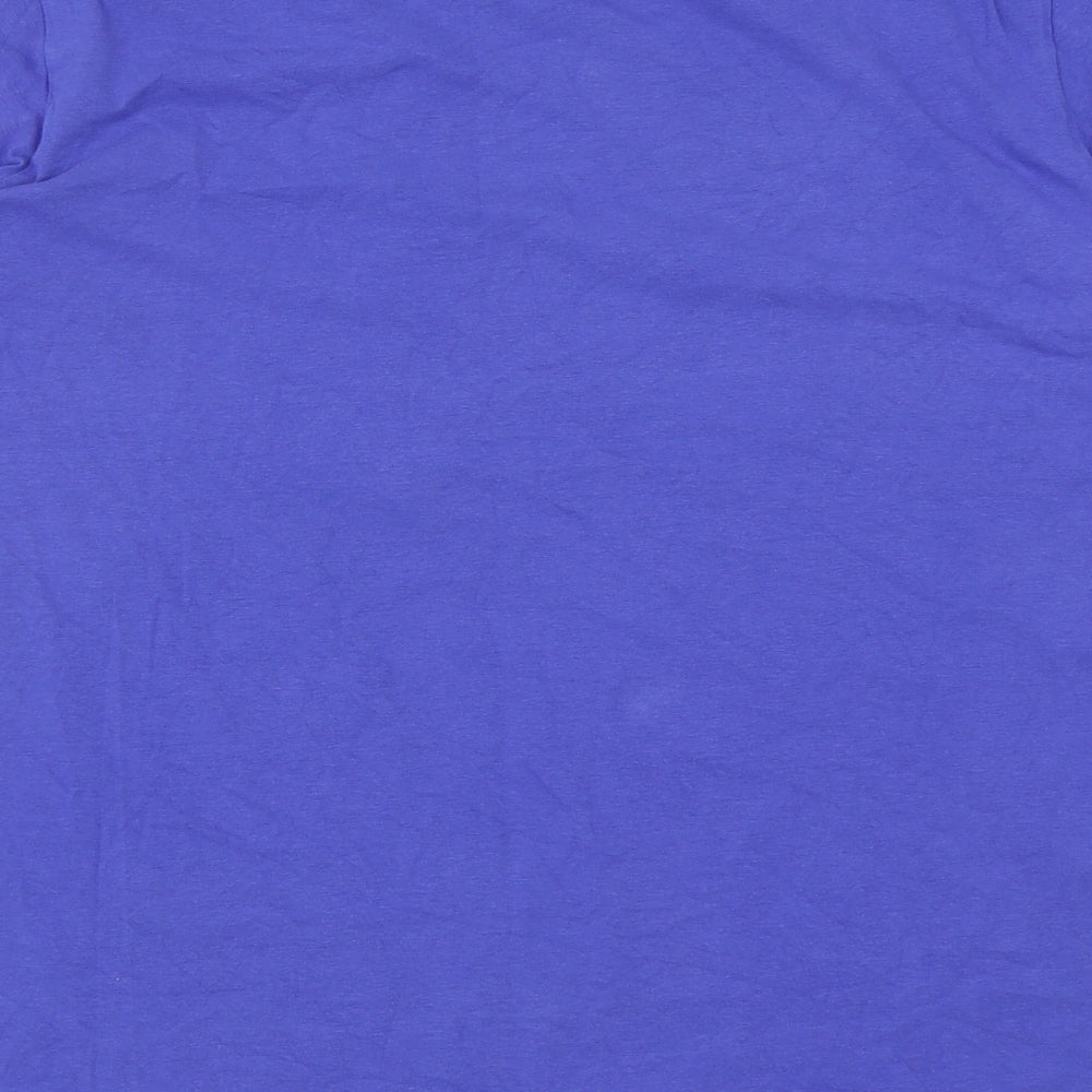Mountain Warehouse Womens Blue Polyester Basic T-Shirt Size 20 Scoop Neck - Life is Better in Flip Flops