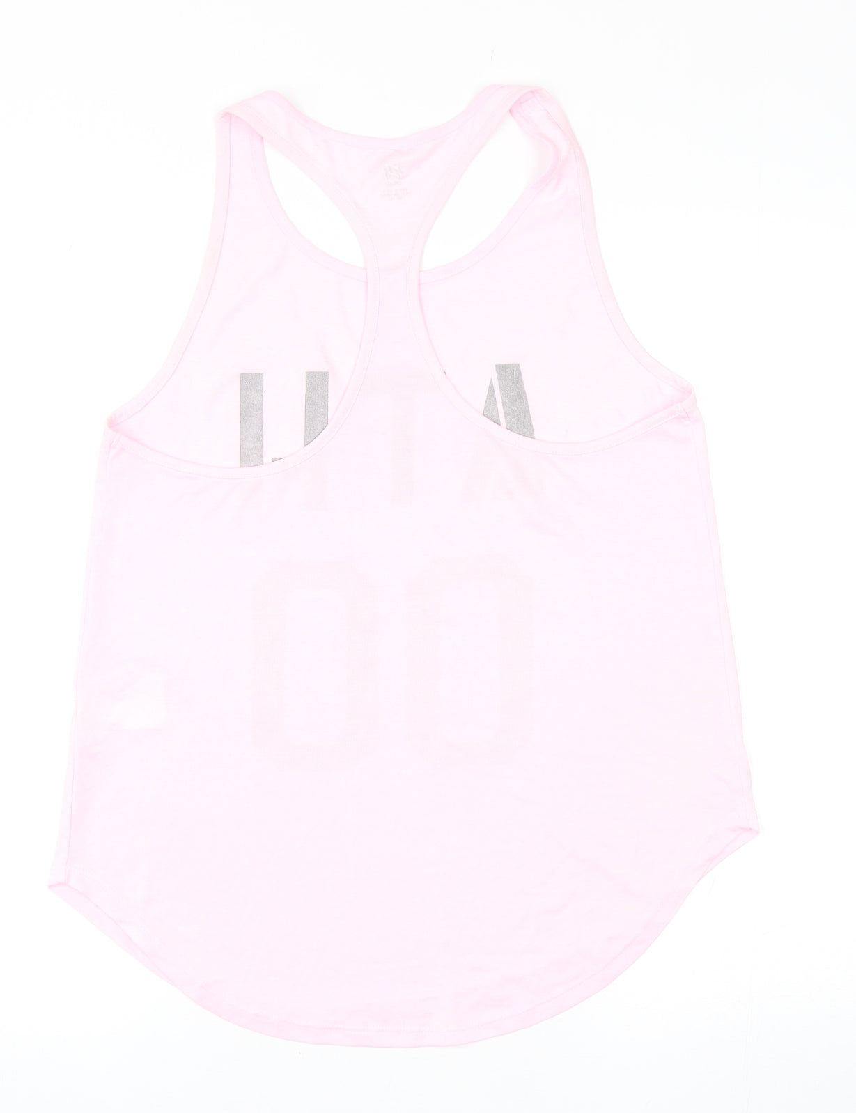 H&M Womens Pink Polyester Basic Tank Size S Round Neck Pullover - ATH 00
