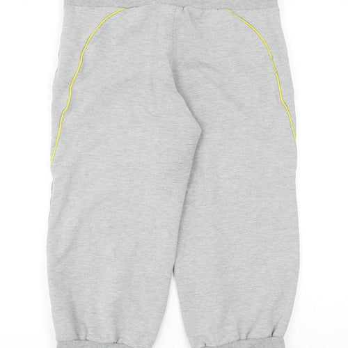 ellesse Womens Grey Cotton Jogger Trousers Size 12 Regular Drawstring
