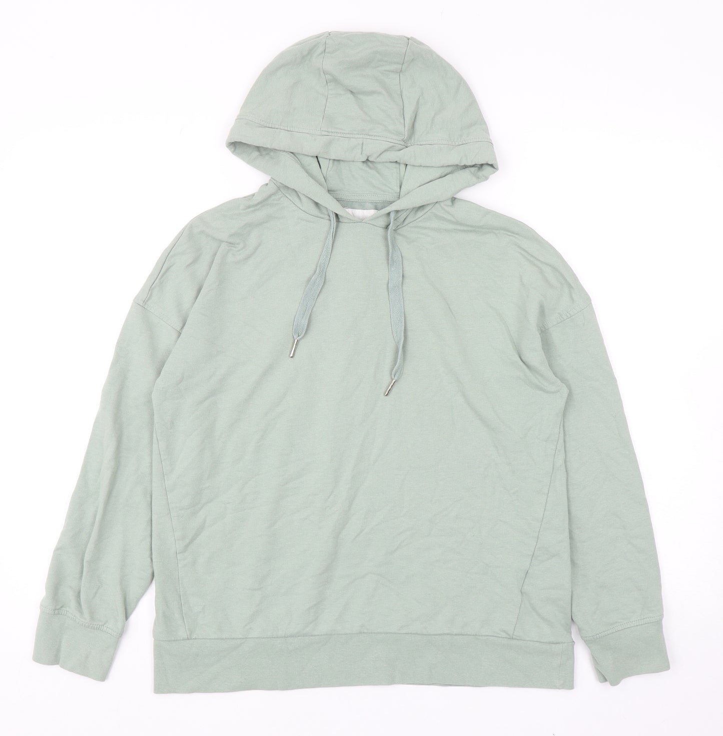 ESMARA Womens Green Cotton Pullover Hoodie Size S Pullover