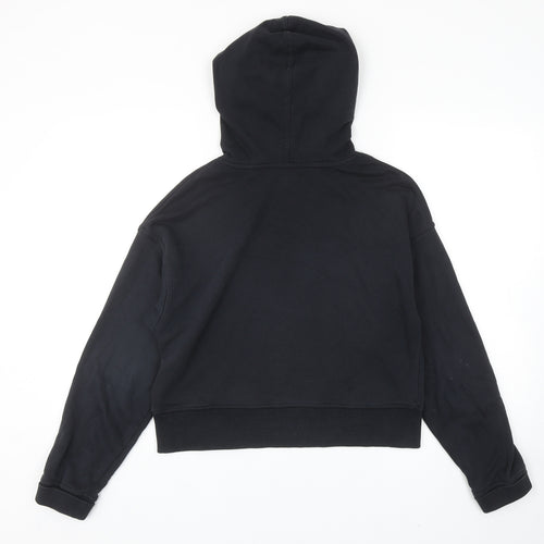 Bershka Womens Black Polyester Pullover Hoodie Size M Pullover