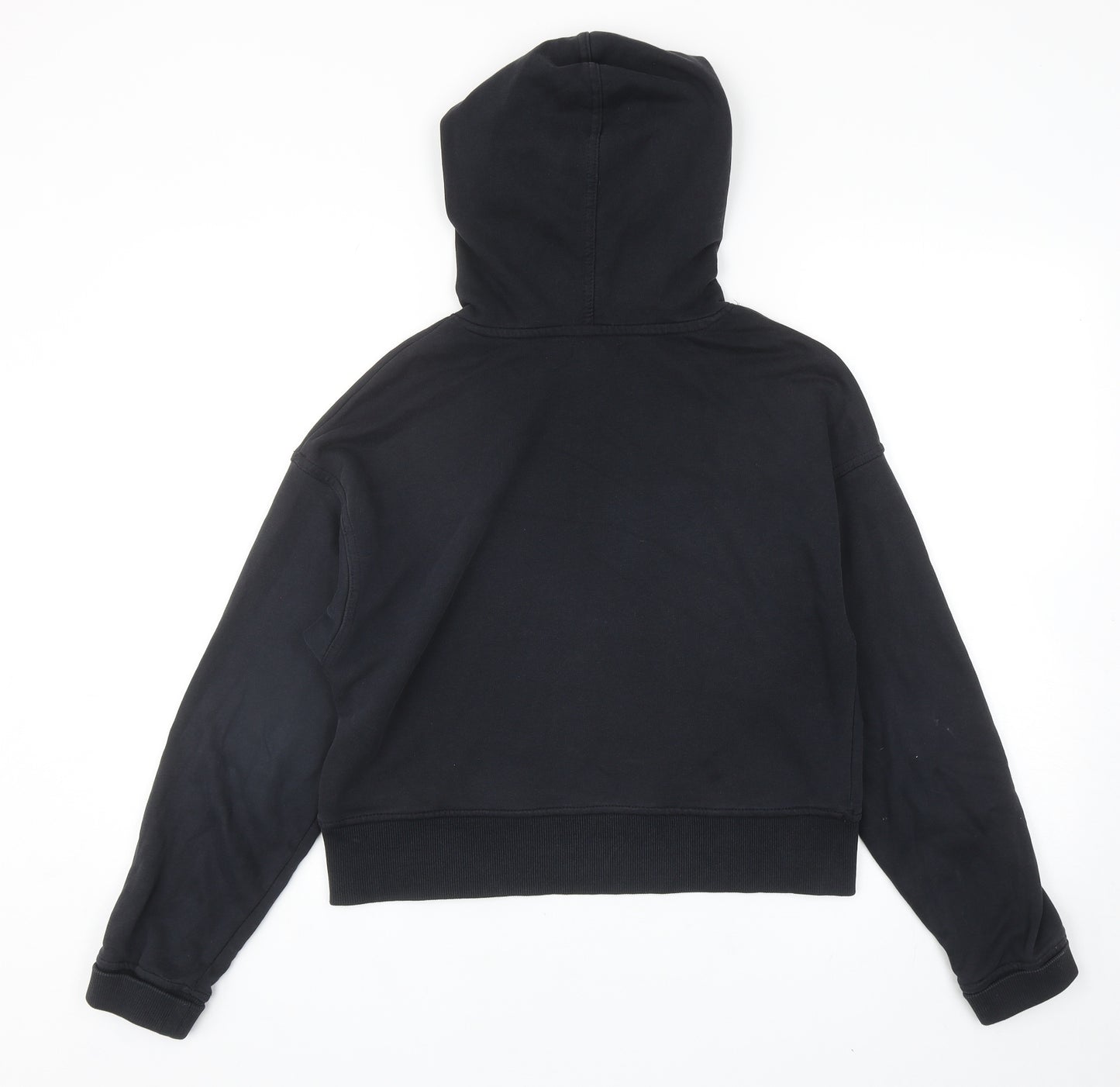 Bershka Womens Black Polyester Pullover Hoodie Size M Pullover