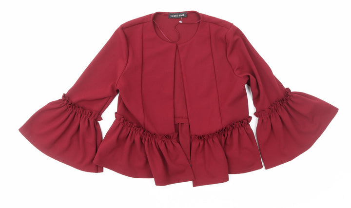 Cameo Rose Womens Red Jacket Size 10