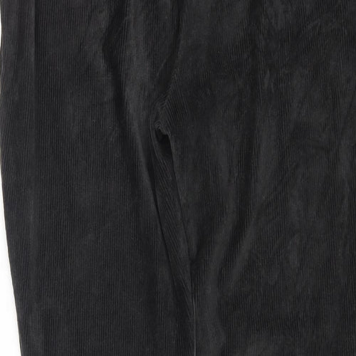 Lands' End Womens Grey Polyester Trousers Size L L25 in Regular