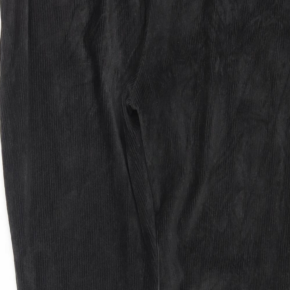 Lands' End Womens Grey Polyester Trousers Size L L25 in Regular