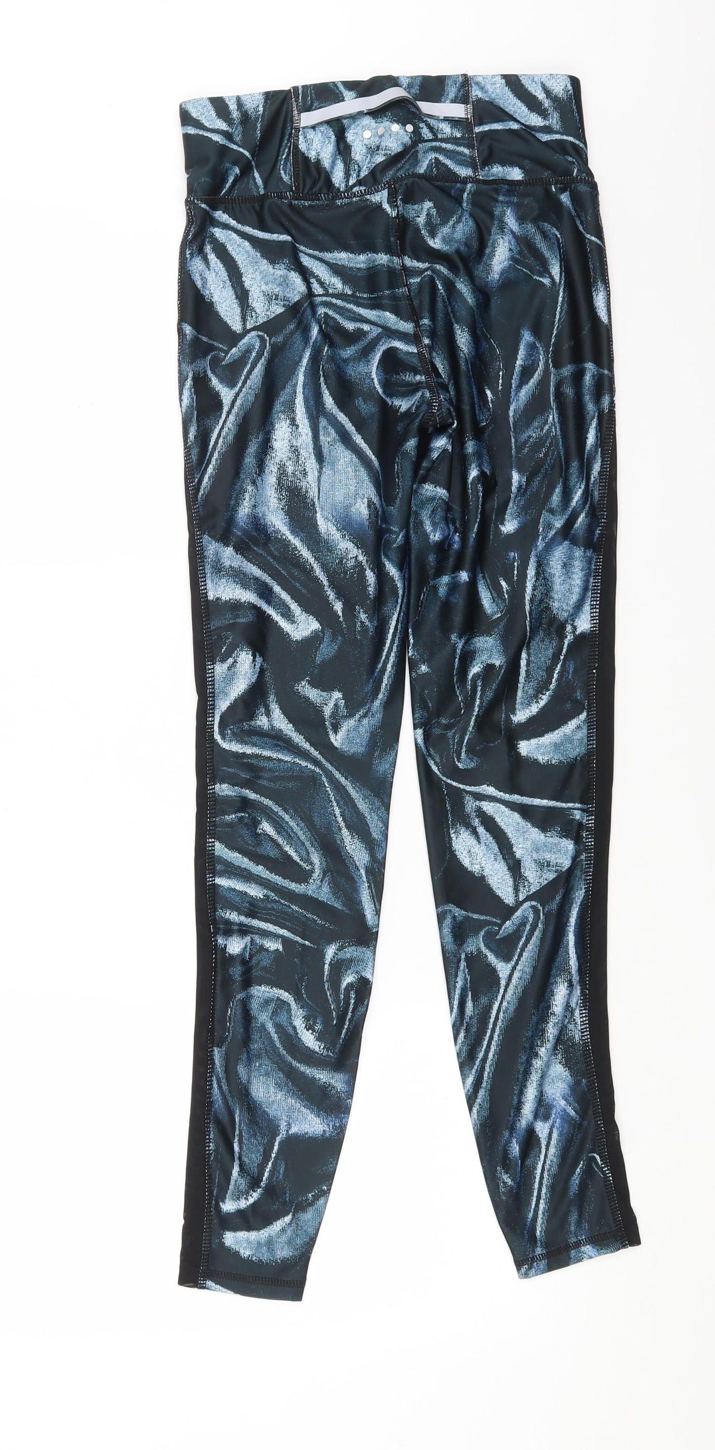 Matalan Womens Multicoloured Geometric Polyester Capri Leggings Size 8 L27 in