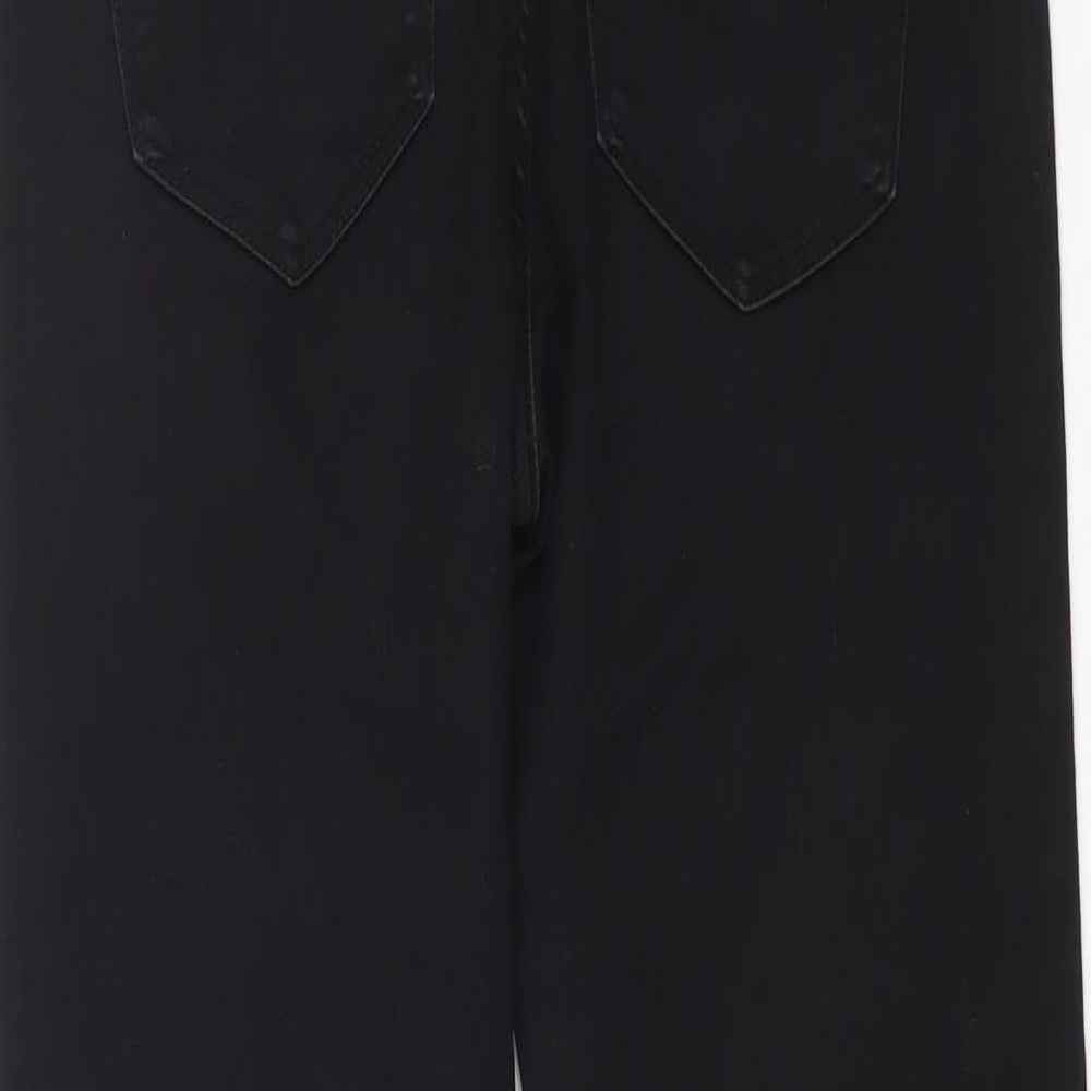 Vera Moda Womens Black Cotton Skinny Jeans Size 30 in L27 in Regular Button