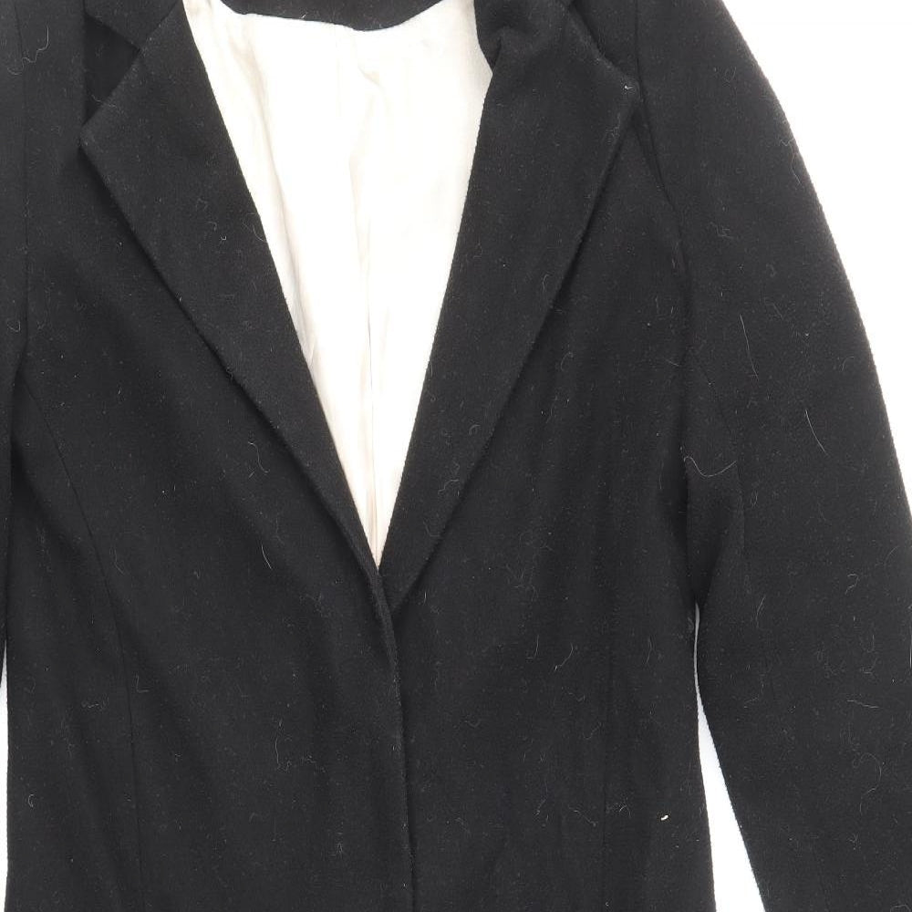 Miss Selfridge Womens Black Jacket Blazer Size 6 Button